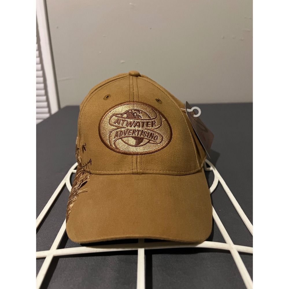 Dri Duck Wildlife Series Turkey Embroidered Hat Brown Atwater Advertising NWT
